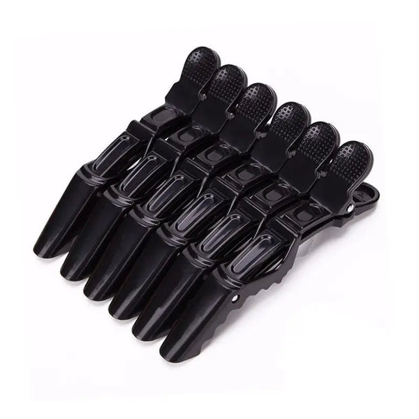 Lot de 6 Pinces Crocodile de Coiffure